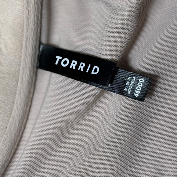 Torrid Perfect T-Shirt Push-Up Front-Close Bra rose dust size 46 DDD - Picture 9 of 13